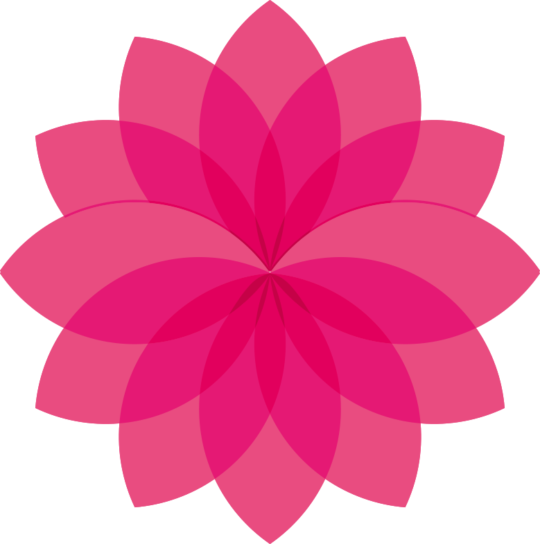 Pink flower decoration