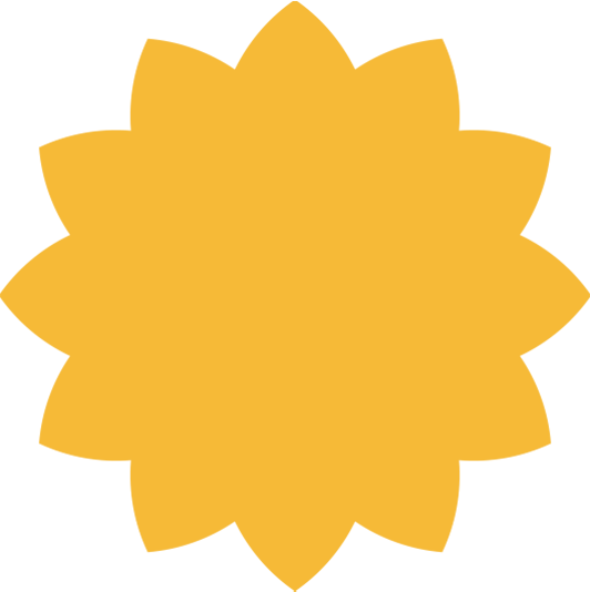 Yellow flower decoration